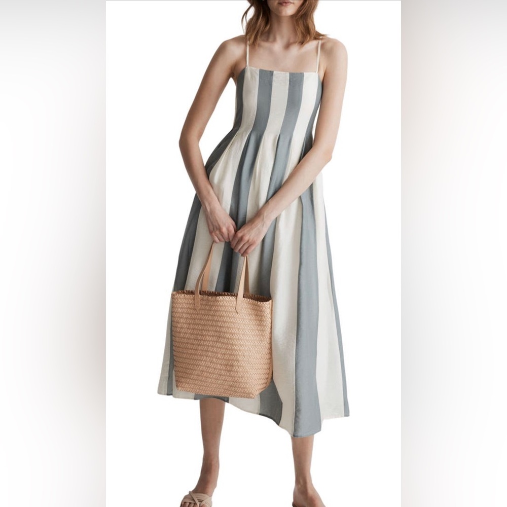 Madewell Pleated Midi Dress